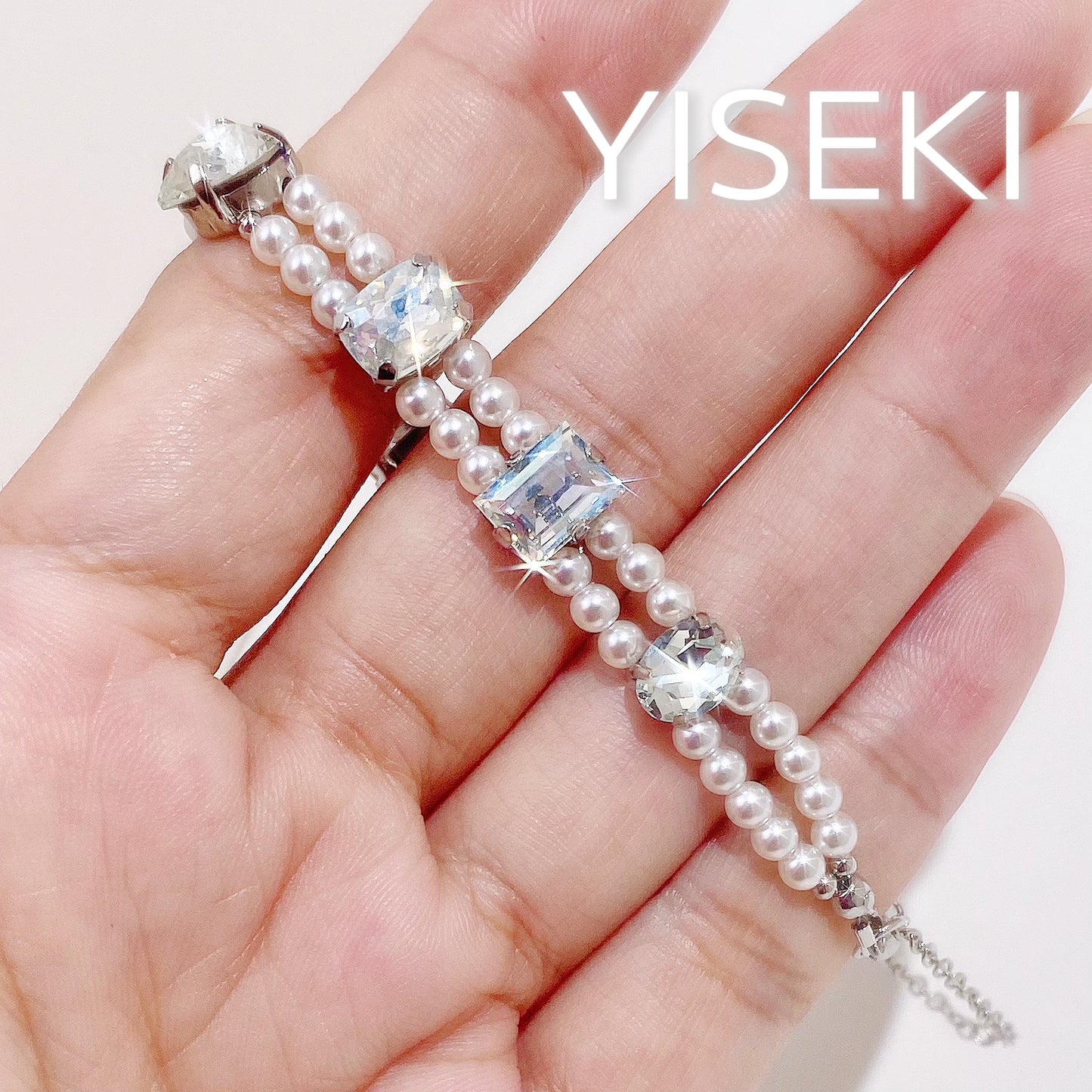 クリスタルブレスレットP3K7